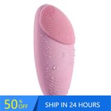 Portátil Usb Recarregável Silicone Limpeza Facial Elétrica