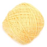 Bola De Lã Lisa De Malha De Algodão Dupla Natural 200g 01 One
