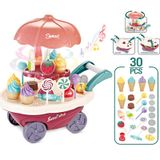 Brinquedo Das Crianças Girando Sorvete E Carrinho De Doces - Fingir Gam Gam