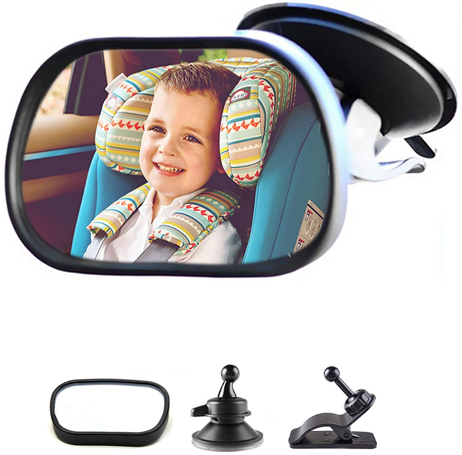 Espelho Retrovisor Do Bebê, Espelhos De Bebê Para Crianças, Espelhos Traseiros Para Bebês Cadeirinha Infantil Com Ventosas E Porta-copos, Ca