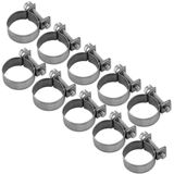 10 Pcs Mangueira Spring Clip 6mm-20mm Opcional Mangueira Clamps Mangueira Clipe 304 Aço Inoxidável Pesado Dever (18-20mm)