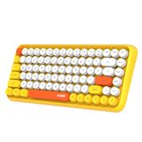 Teclado Bluetooth Sem Fio Ajazz 308i 84 Teclas Teclas Amarelas