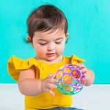 Brilhante Começa Oball Clássico Easy-grasp Toy - Rosa / Roxo,