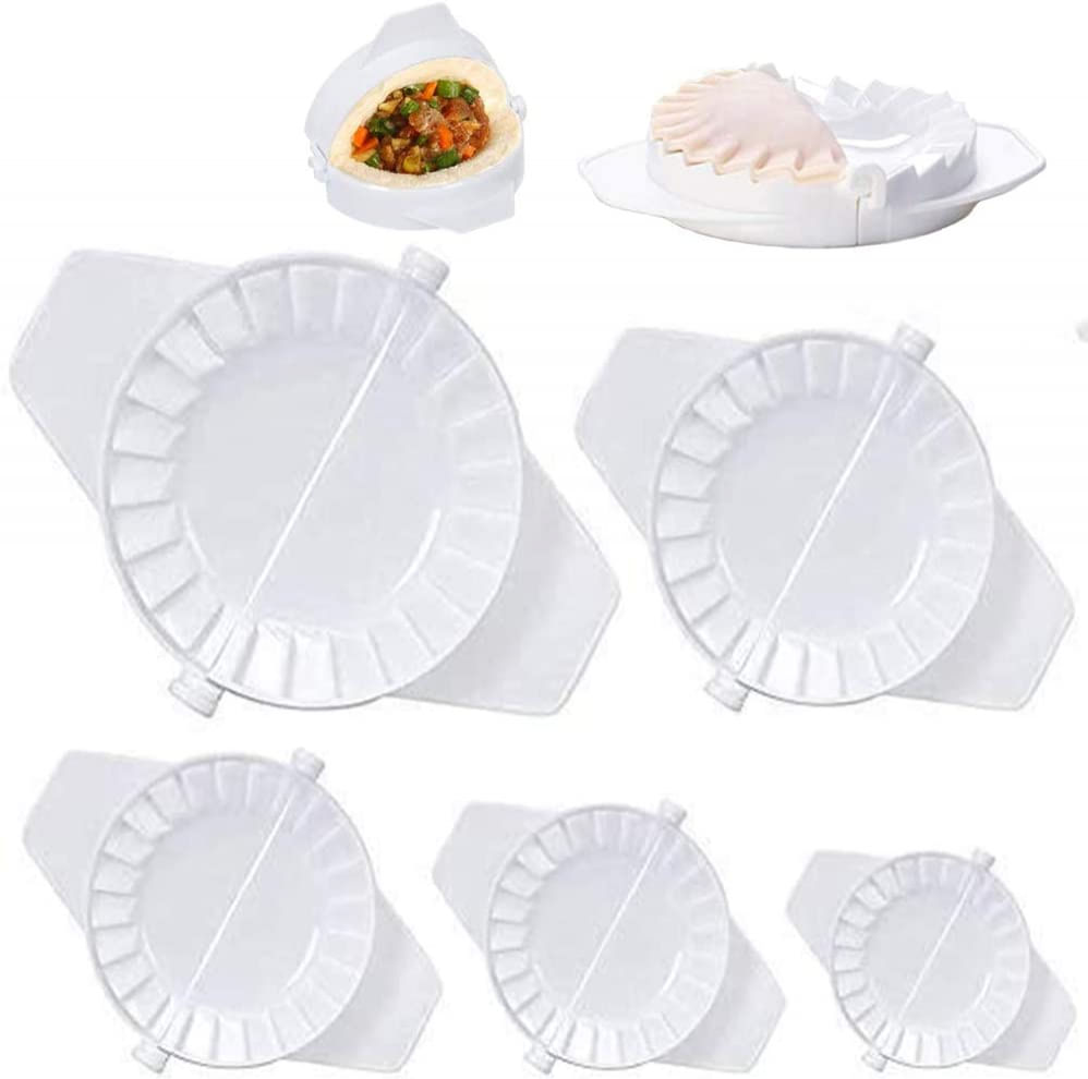 5 Pcs Dumplings Maker, Ferramentas De Bolinho, Diferentes Tamanhos De Mofo De Bolinho, Perfeito Para Fazer Tortas De Mão, Bolinhos, Ravioli,