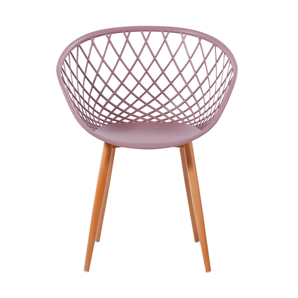 Cadeira Monaco Com Assento Em Polipropileno E Base Em Aço Fratini