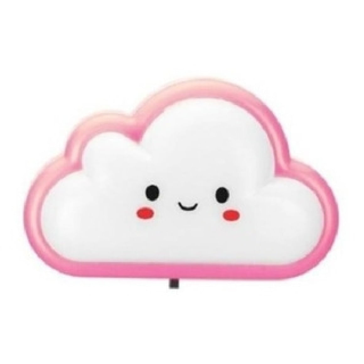 Abajur Luminária De Tomada Infantil Formato De Nuvem