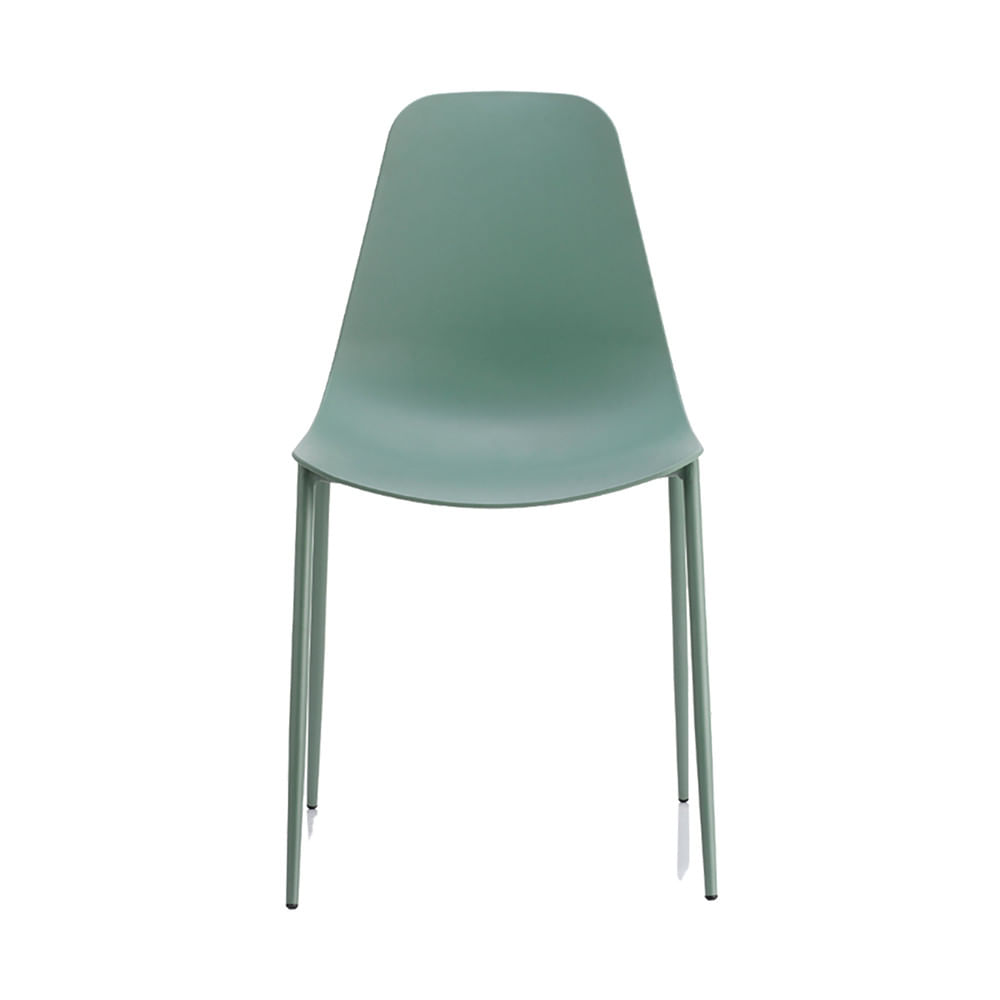 Cadeira Miami Com Assento Em Polipropileno E Base Em Madeira Fratini