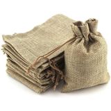20 Sacos De Juta Pequenos, Mini Sacos De Juta, Sacos De Algodão, Pequenos Sacos De Juta Para Recheio, Saco De Presente Infantil, Casamento,