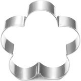 Cortador De Biscoito De Flor De Ameixa Cortar Aço Inoxidável