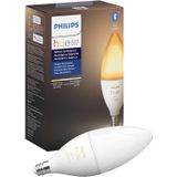 Philips Hue White Ambiance E12 Led Candle Light Bulb, Bluetooth &amp; Zigbee Compatible (hue Hub Optional), Funciona Com Alexa &amp; Google Assistan