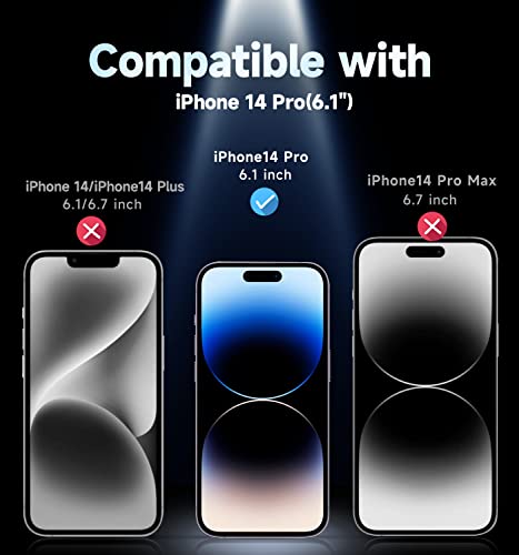 Magic John 2 Pack Para Iphone 14 Pro 6,1 Polegadas Tempered Glas