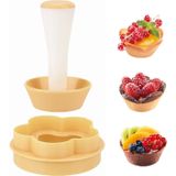 Moldes De Concha De Torta, Massa De Confeiteiro Kit De Torta De Frutas Fabricante De Frutas Flor/circle Biscoitos Biscoito Cortador Ferramen