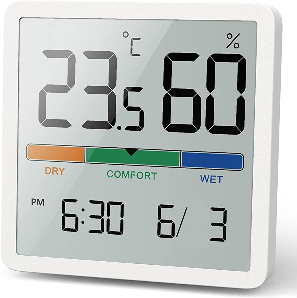 Termômetro Digital Portátil / Higrômetro Com Alta Precisão Temperatura E Higrômetro Para Controle De Temperatura Ambiente, Controle De Ar Am