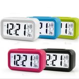 Relógio Despertador Digital De Tempo E Temperatura Para Crianças ~(black)