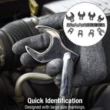 Peças Conjunto Métrica Chifre Wrenches 3/8 Polegadas Hardware Wrench Too