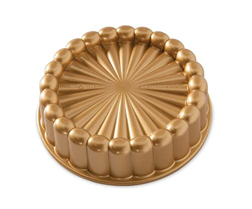 Forma De Bolo Charlotte Nordic Ware, Tamanho Único, Dourado