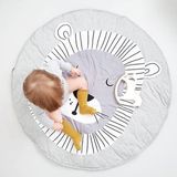 1pc 90cm Tapete De Rastreamento De Impressão Tridimensional Redondo,