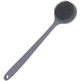 Esfregador Traseiro De Silicone Para Escova Corporal De Banho De Banho De Banho Com Alça Longa, Livre De Bpa, Hipoalergênico, Eco-amigável (