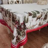 Toalha De Mesa De Natal Pastoral De Estilo Europeu,