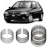 Jogo Anel Segmento Std Peugeot 106 1.0 95 A 2002 Metal Leve Da8411