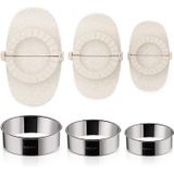 6 Peças Conjunto Fabricante De Bolinhos Com Cortadores De Forma – Bpa Free Eco-friendly Dumpling Machine – Prático Pastry Press For Empanada