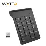 Teclado Numérico Sem Fio Dispositivo De Tamanho Pequeno 2 4ghz 18 Teclas Dig