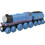 Thomas &amp; Friends Wooden Railway Gordon Engine And Coal Car, Trem Push-along Feito De Madeira De Origem Sustentável Para Crianças A Partir De