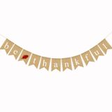 Decorações De Festas De Ação De Graças, Bandeiras De Linho, Burlap