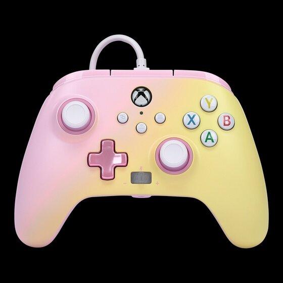 Controle Powera Wired Pink Lemonade (limonada Rosa Com Fio) - Xbox-one, Xbox-series X/s E Pc