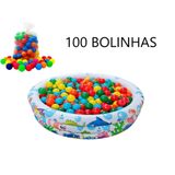 Piscina 100 L + 100 Bolinhas + Bomba