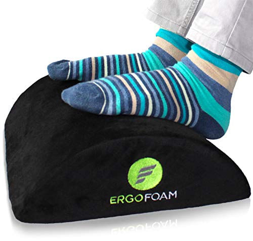 Apoio Ergonômico Para Os Pés - Espuma De Veludo Premium - Conforto Para Lombalgia, Costas E Joelhos - Balanço Mais Confortável Do M