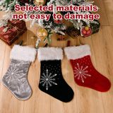 Meias De Natal Sdw005 Electric Bordado Snowflake Decora