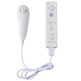 Controle Remoto Sem Fio + Nunchuck Com Estojo De Silicone Ninten