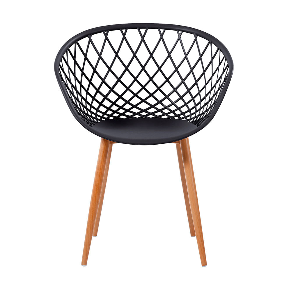 Cadeira Monaco Com Assento Em Polipropileno E Base Em Aço Fratini