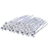 40 Pack Bridal Wedding Hair Pins Rhinestone Hair Clips Acessórios Para Mulheres E Meninas (estilo A)