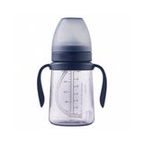 200ml De Mamadeira De Bebê De Palha, Dispositivo De Desmamar Com Alça,