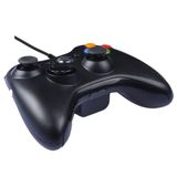 Black Joypad Gen Game Controller Com Cabo Usb Para Xbox 360