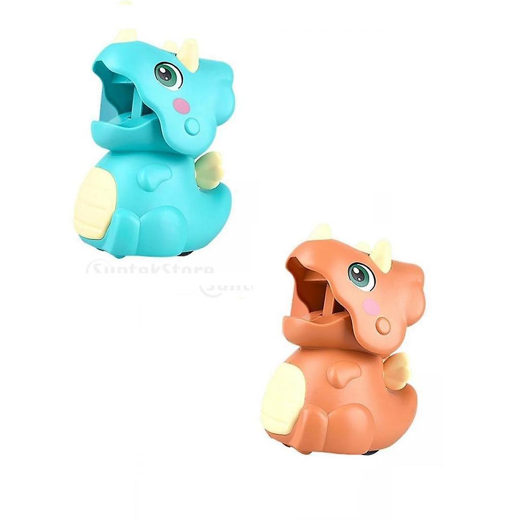 2x Cartoon Dinossauro Toy Car Party Favorece Veículos Brinquedos Para B