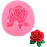 Forma De Rosa Pastel De Silicona Fondant Candy Chocolate Moldes Diy Herramienta Decoración De La Boda Para Hornear Accesorio