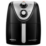 Fritadeira Air Fryer Mondial Family 5l 1900w Afn-50 - 2037-04  Preto/inox  220 Volts