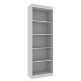 Estante Livreiro 4 Prateleiras HO-2905 Home Office Hecol Branco TX