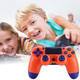 Controle Sem Fio Para Playstation 4 Com Orange Dual Vibra