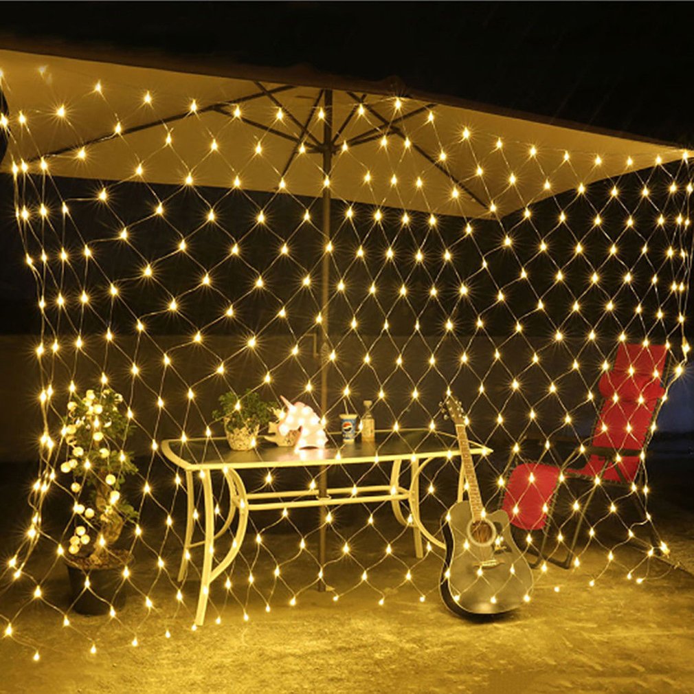 Led Light Net Mesh Irmã Natal Luz Luzes De Natal Fora