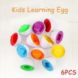 6pcs Educação Infantil Brinquedos Padrão Geométrico Splici