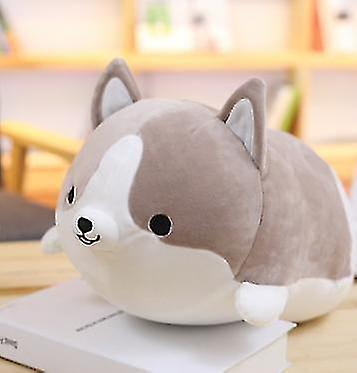 35cm Desenhos Animados Bonito Animal Corgi Travesseiro Macio De Pelúcia Para