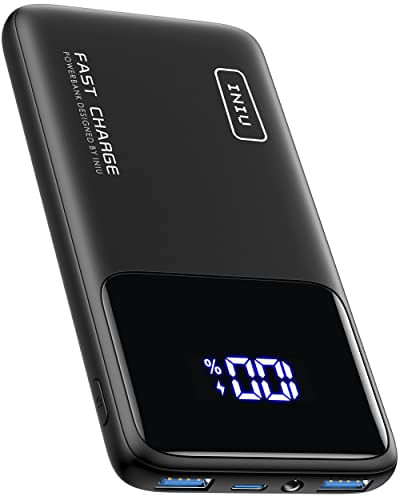 Iniu Carregador Portátil, 22.5w 10500mah Usb C In / Out Power Bank, Carregamento Rápido Pd3.0 Qc4.0 Bateria, Carregador De Telefone Slim Por