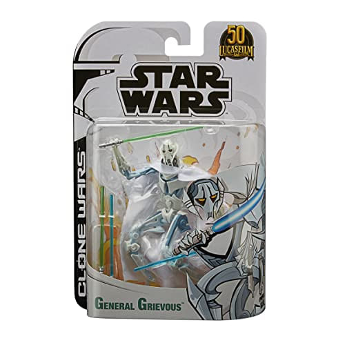 Boneco Colecionável Star Wars The Black Series General Grievous De 15,2 Cm Do Clone Wars