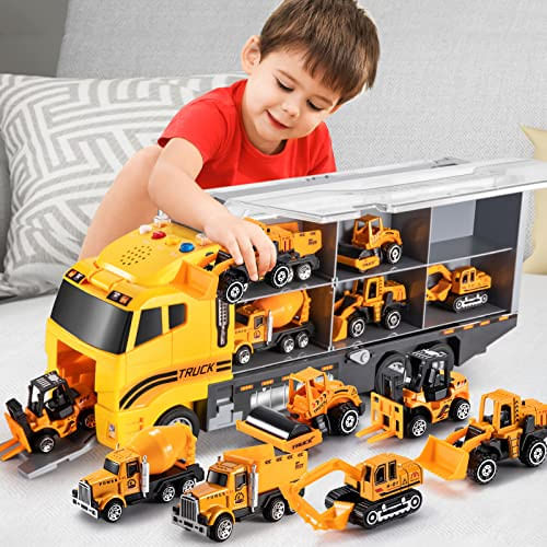 Brinquedos Infantis Temi Para Meninos De 3, 4 5 6 Anos, Brinquedos De  Construção Fundidos, Conjunto De Brinquedos Para Veículos Com Tapete D -  Carrefour