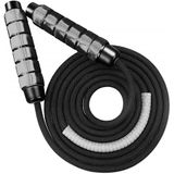 Corda De Salto De Algodão - Ajustável - Corda De Salto Pesado Premium Com Rolamentos De Esferas - Alças Ergonômicas Sem Deslizamento Para Ad