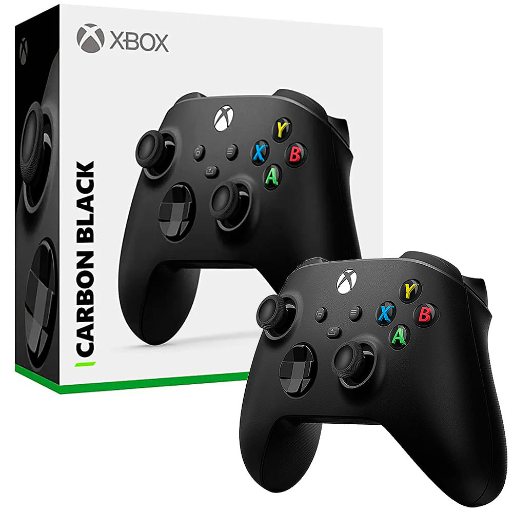 Controle Xbox Sem Fio Joystick Carbon Black X/s Wireless